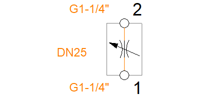 NDV-DN25-G1-1/4"